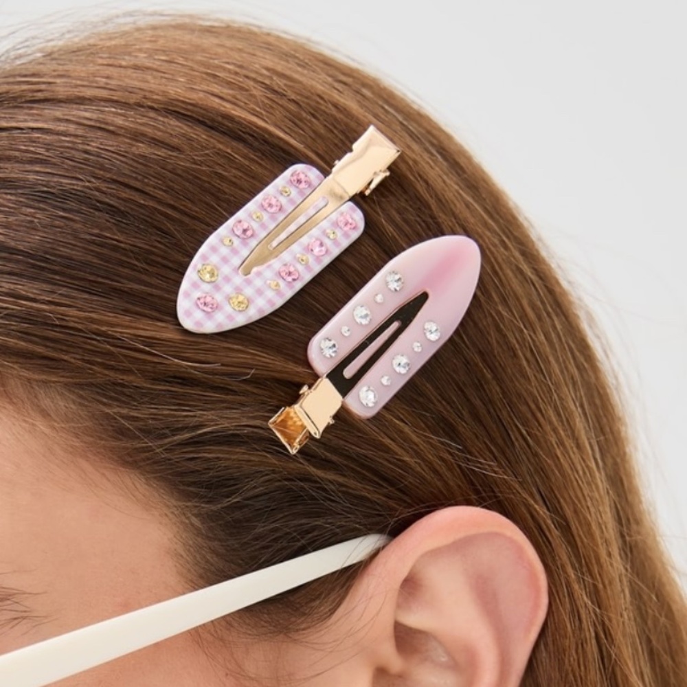 Emi Jay Popstar Clip Set of 4  Popstar Clip Set of 4 Pink New